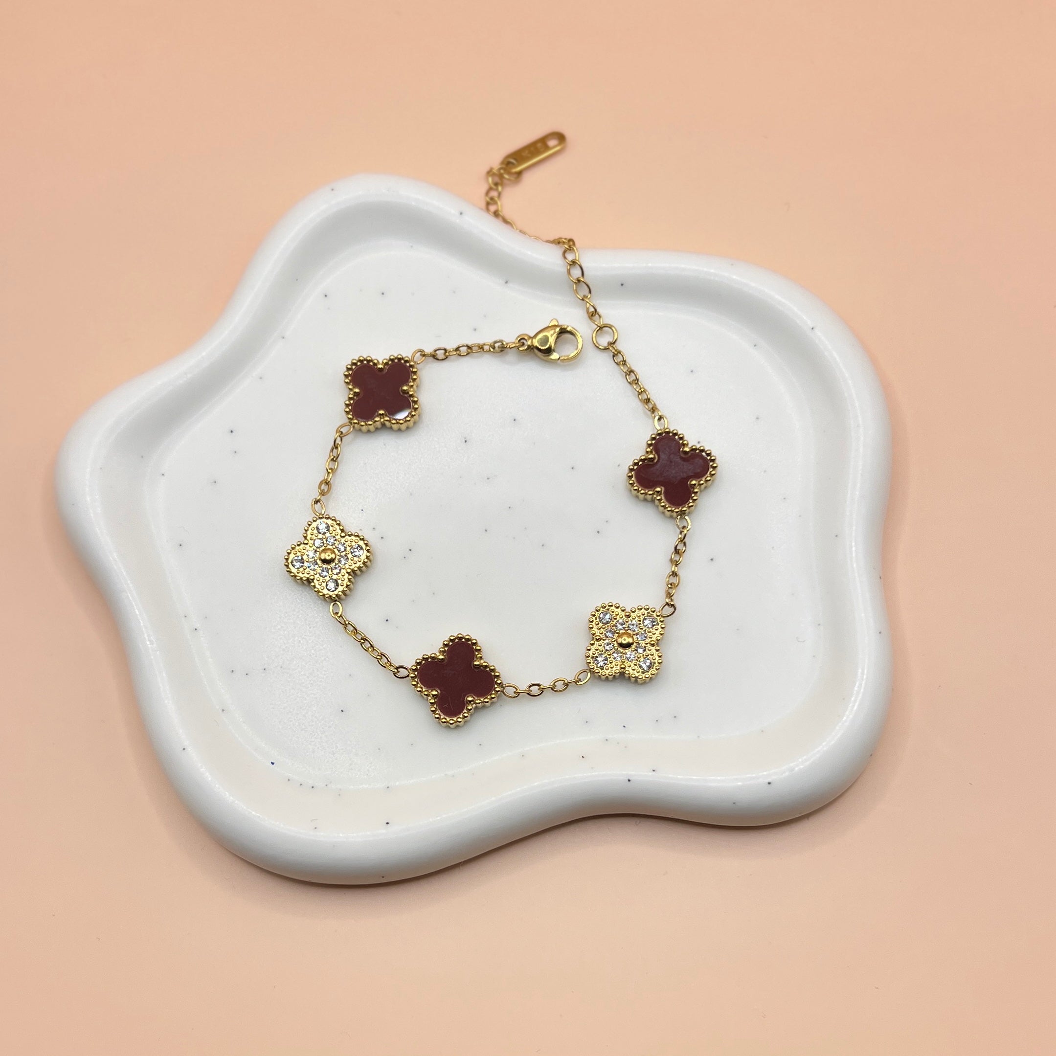 Bracelet ELINA bordeaux