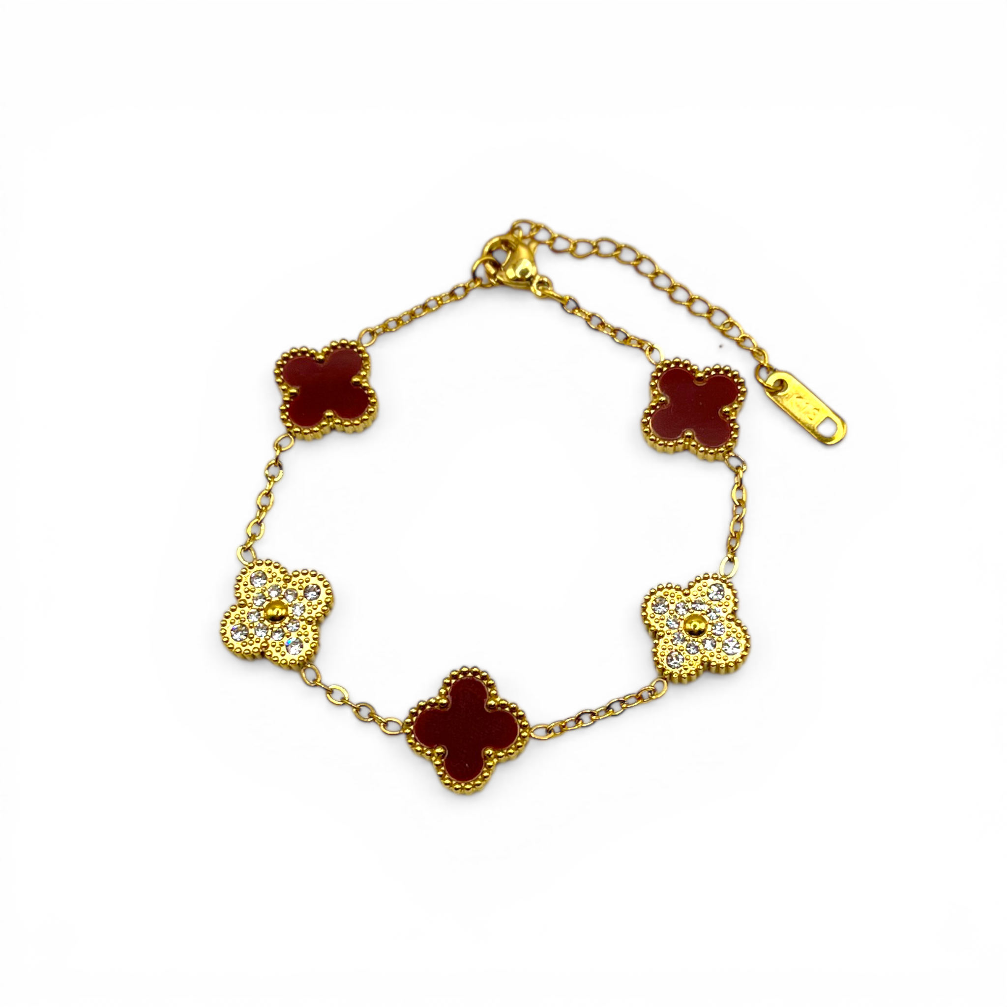 Bracelet ELINA bordeaux